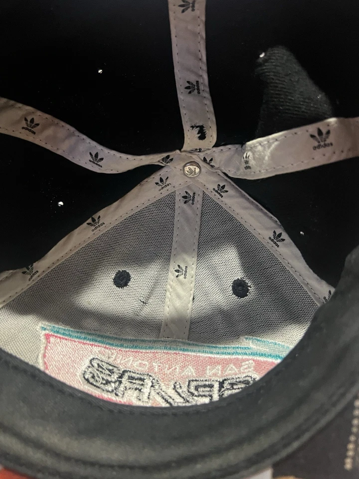 Raro NBA San Antonio Spurs Adidas Mariachi Sombrero Descontinuado, Cierre Snapback Foto 4 de 4