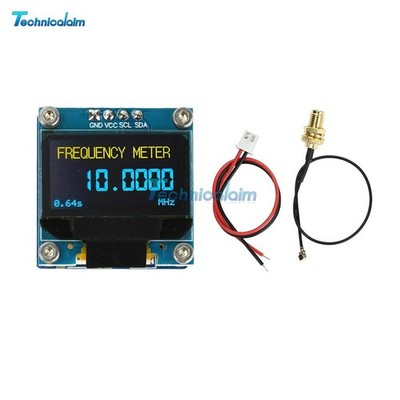 0.96-inch OLED Display RF Frequency Meter 2.7GHz/100MHz Signal Frequency Counter