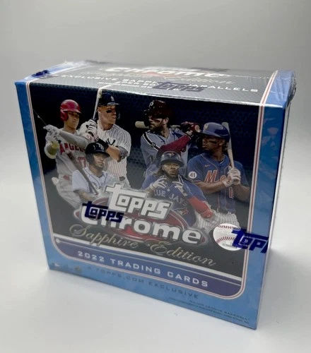 2022 Topps Chrome Sapphire Limited Edition Baseball Factory Sealed Hobby Box MLB