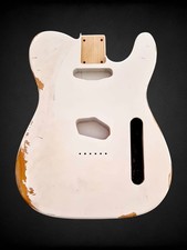G-PARTS Telecaster Körper Vintage White Reli...