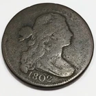 Photo of a 1802-P Large Cent from an eBay sale