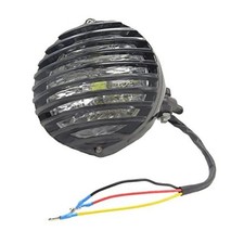 5.51 Inch, Motorcycle Finned Grille LED light, Compatible with Harley Davidson
