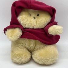 Animal Fair CHUBBLES Plush Toy Battery Operated Maroon Cloak Vintage 1980s Used