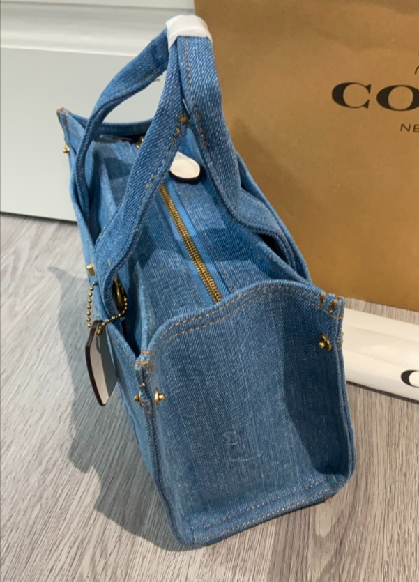 COACH [COACH × MATIN KIM] Cargo Tote Bag 26 Denim Blue CAZ29
