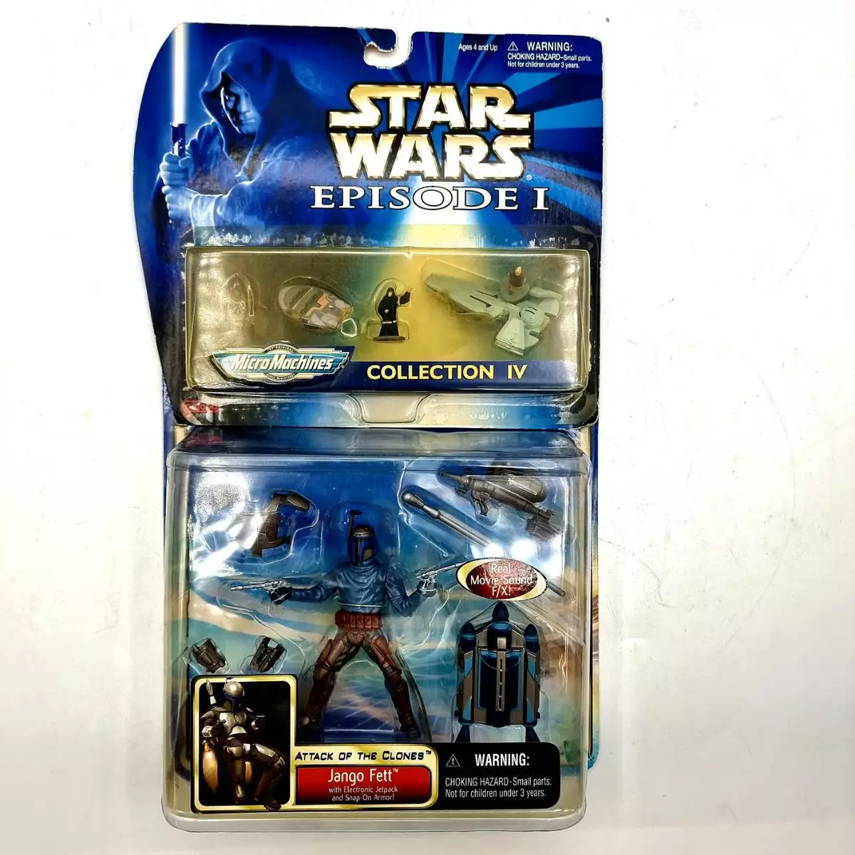 Star Wars Jango Fett Ships Action Figure Episode 1 2 Hasbro DHL Free Shipping