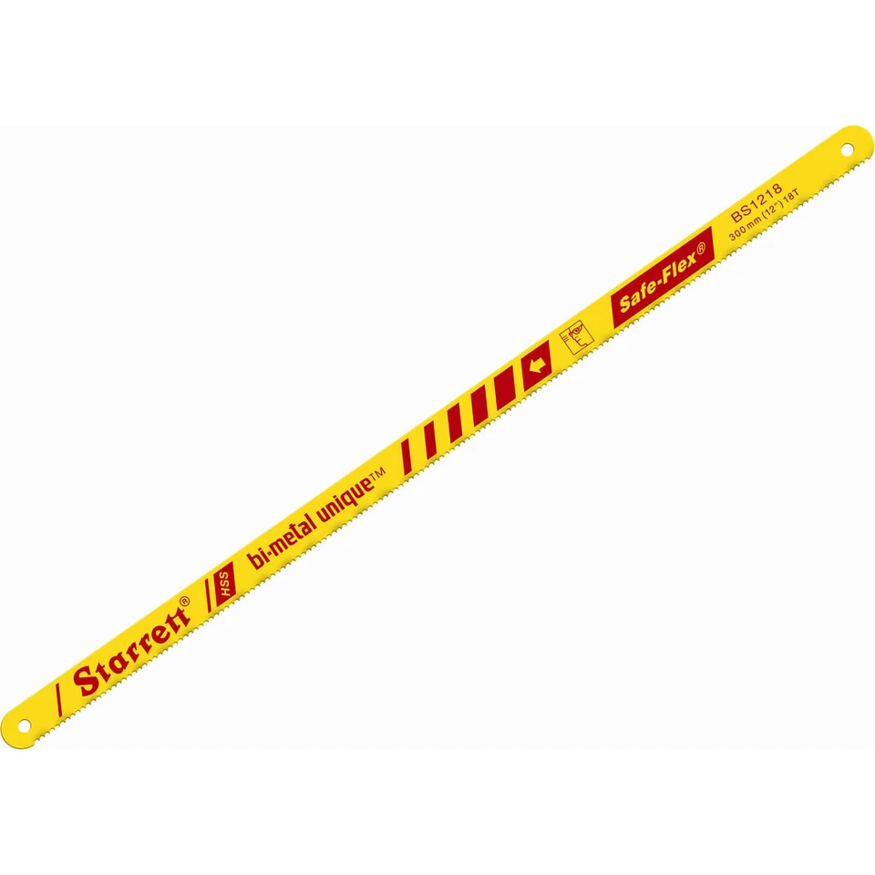 Starrett Bi-Metal Safe Flex Hacksaw Blades 12" / 300mm 24tpi