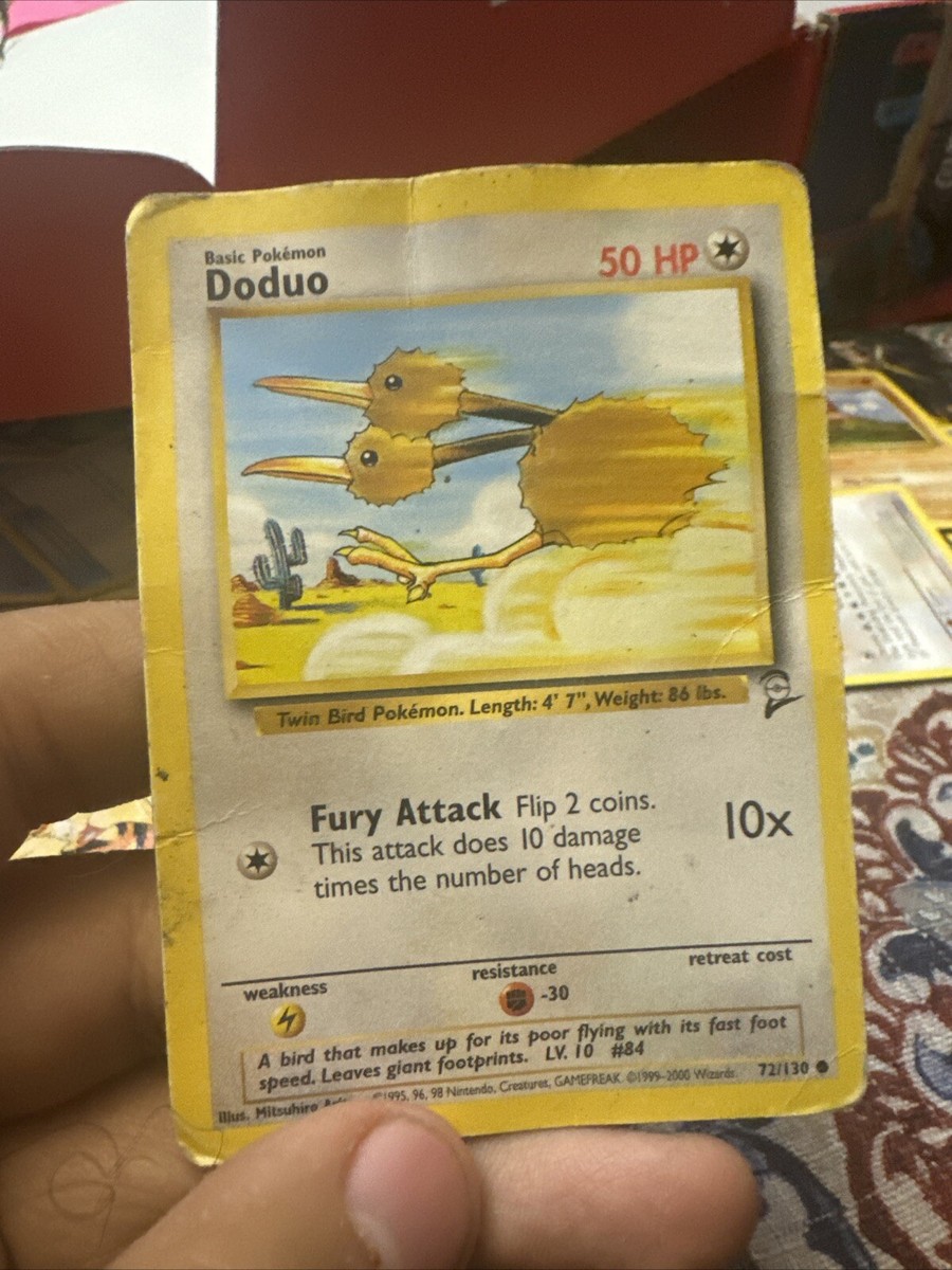 1995 doduo pokemon card value 1995 Pokemon card Doduo