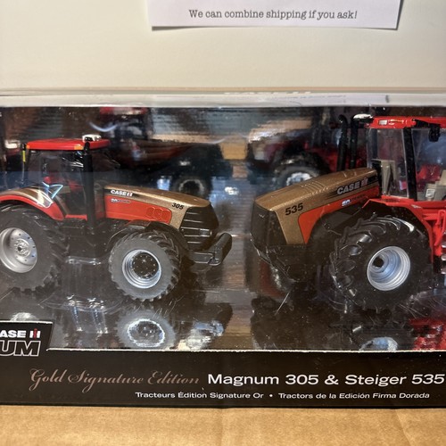 Case IH Magnum 305, Steiger 535 Tractor Gold Signature Edition Ertl 1/32 - Picture 4 of 12