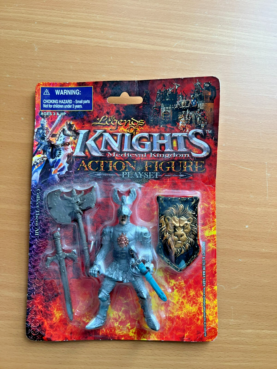 Chap Mei Medieval Knights Chevalier noir Monstre Guerrier Démon Figurine articulée - France