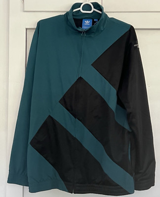 RARE Adidas Originals EQT ADV/91-17 Bold Track Jacket Size L Green/Black