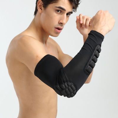 1Pcs Honeycomb Pads Protect Crashproof Sports Arm Guard Sleeve Elbow Support TBN