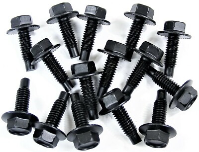 AMC Body Bolts- 5/16-18 x 1'' Long- 1/2'' Hex- 13/16'' Flange- 15 bolts- #108