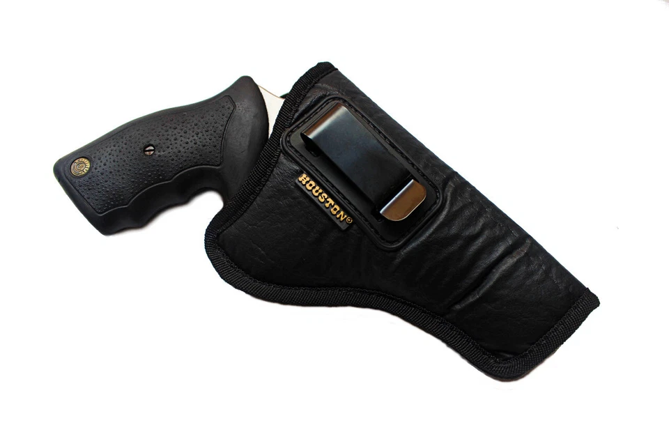 Black IWB Revolver Holster For 3.5"- 4" Inch Barrel 6 Shot Revolvers K/L/N Frame - Image 4 of 4