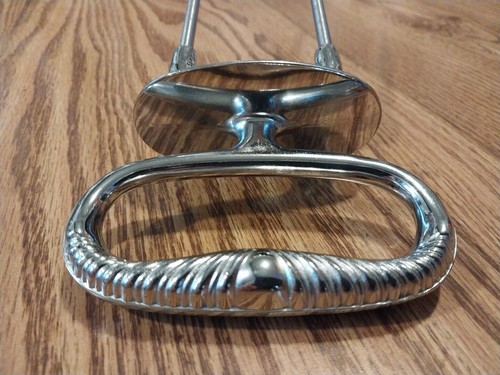 Silvertone Handled Two Pronged Meat Fork approximately 9.25" tall Vintage - Picture 2 of 17
