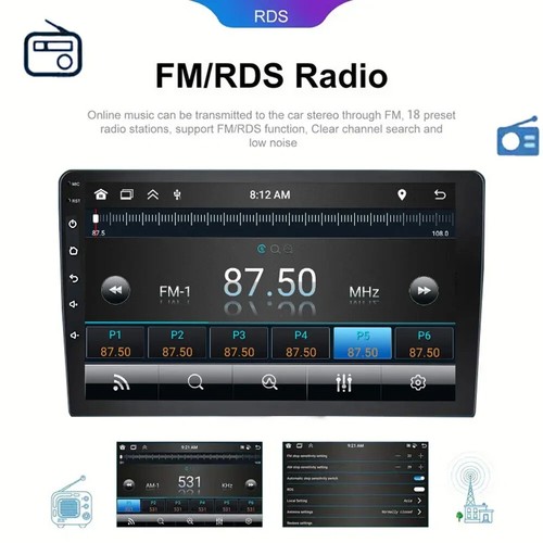 9"Autoradio Navigation GPS für Toyota Proace Bus Kasten MDZ Peugeot Expert WiFI - Bild 7 von 17