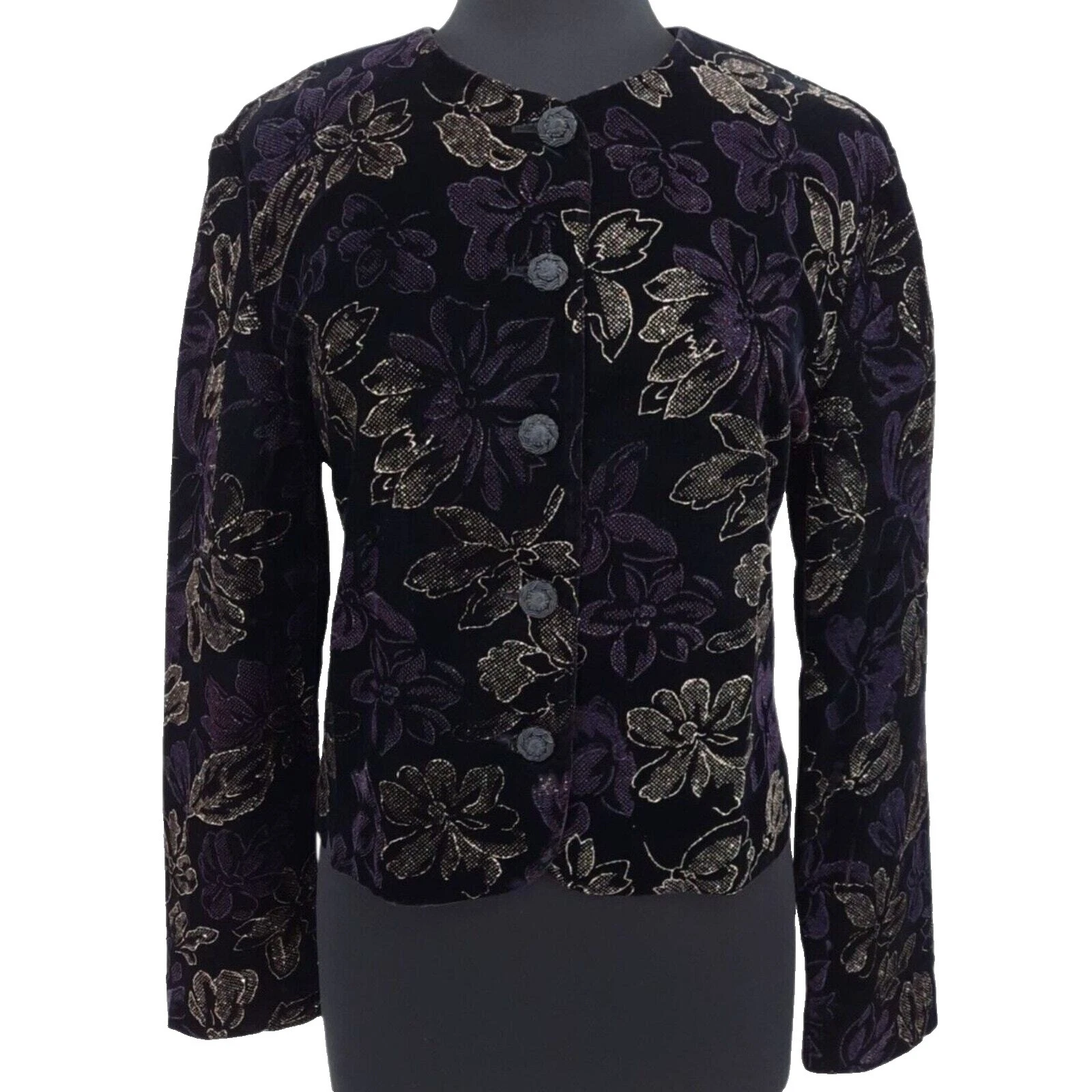 Black Velvet Vintage Prendas exteriores Abrigos, chaquetas y chalecos para Mujeres