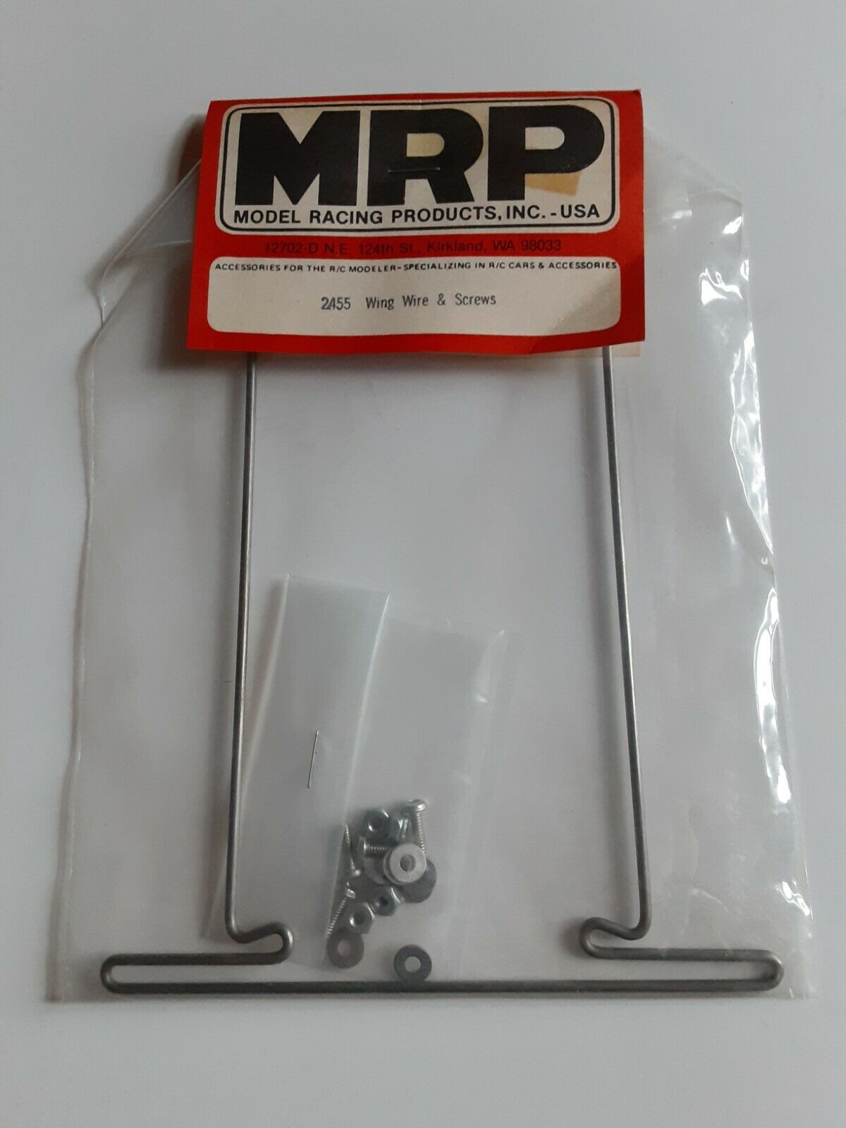 Rare MRP #2455 Wing Wire & Screws, RC500 RC350 , Delta Super J  , 1/8 Scale 