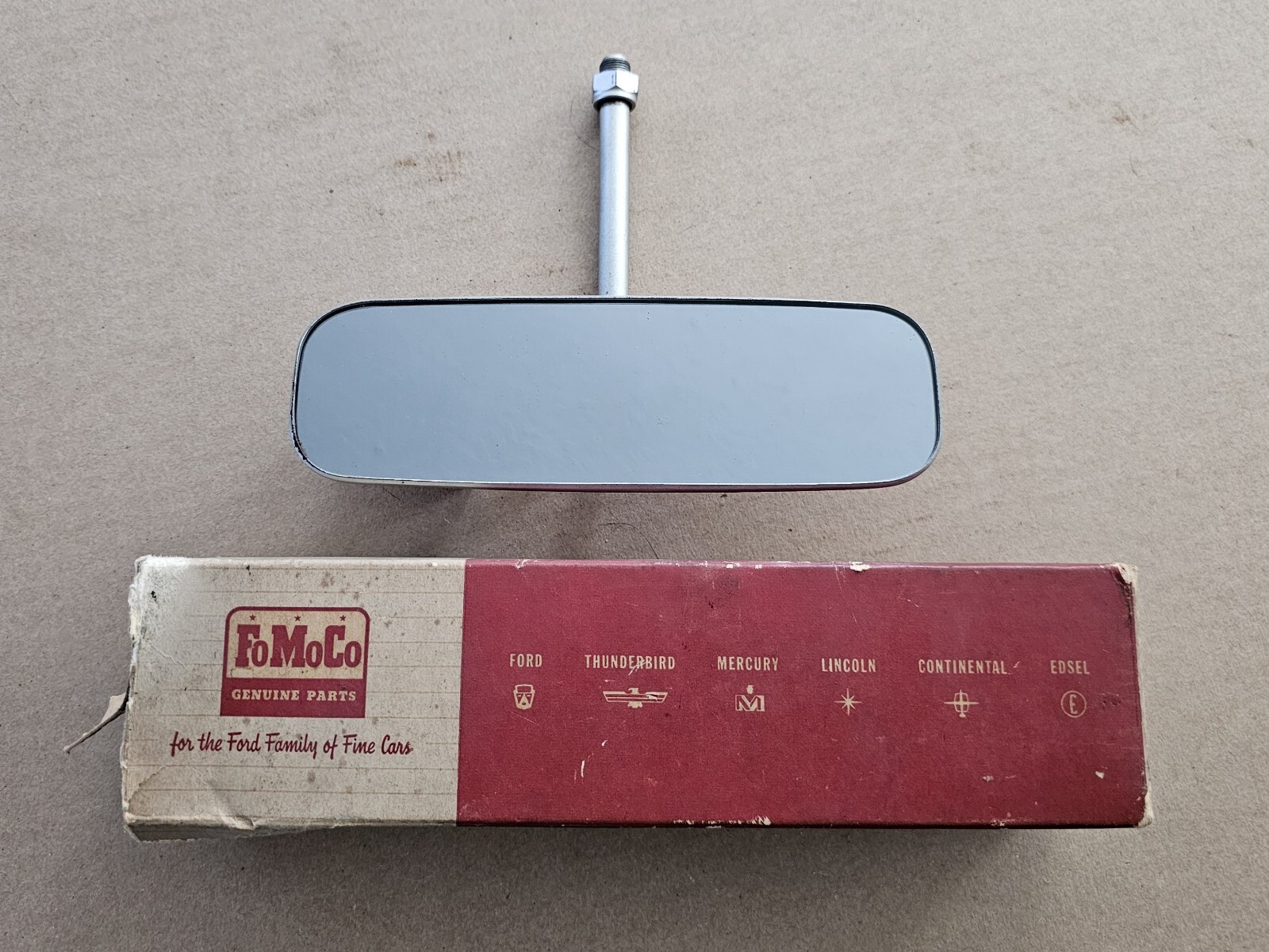 19601965 Ford Falcon Rear View Mirror NOS (Not For Hardtops or