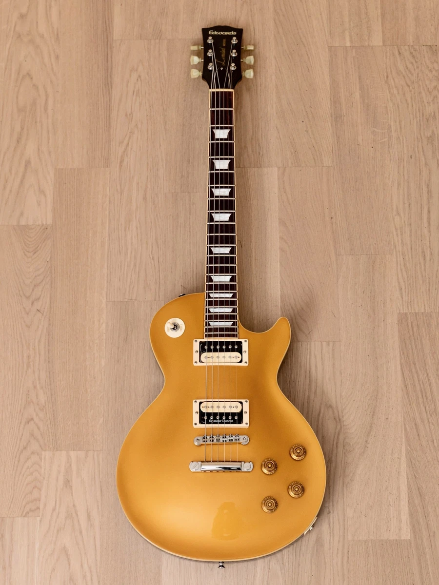 2000s Edwards by ESP Limited Model E-LP-85SD Goldtop Guitar w