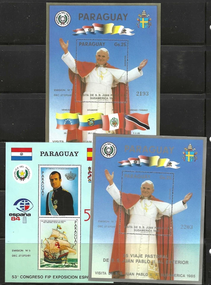 PARAGUAY STAMPS #2152... C640 -- AIRS (7) SETS + (6)SS + (4) MS  -- 1978  - MINT - Image 3 of 4