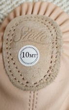 Stelle Pink Ballet Slippers Flats Child Size 10MT Suede Sole NIP No Box