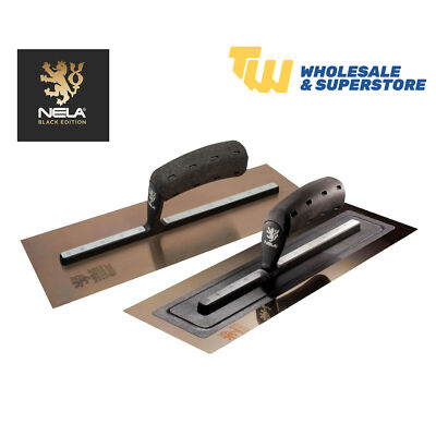 Nela Black Edition Kelle Finishing Plastering Elite Doppelpack Gipskellen 