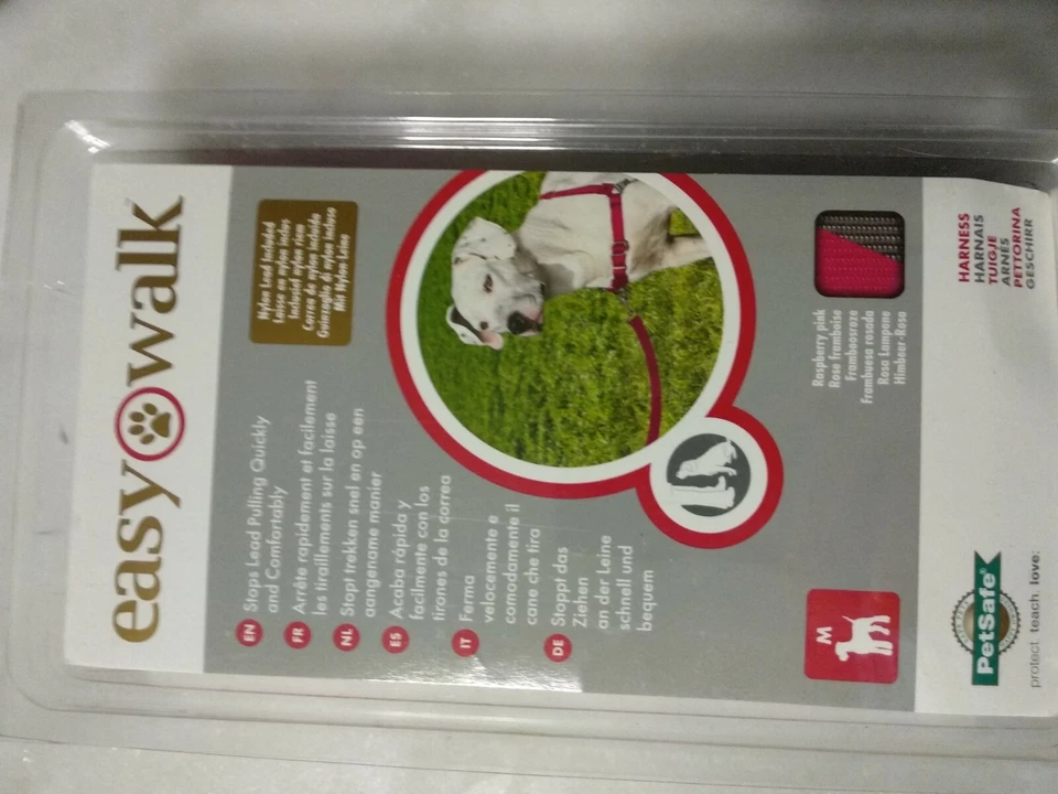 2 Arnes perro/ANCOL Arnés Acolchado de Nailon ReflectanteL/Croci Easy Walk rosaM - Imagen 3 de 4