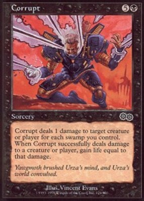 Corrupt PL/MP, English MTG Urza's Saga
