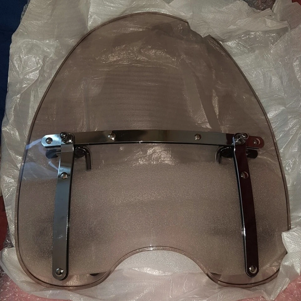 Smoke Large Windshield 19" for Kawasaki Vulcan VN 500 750 800 900 1500 1600 1700 - Изображение 3 из 4