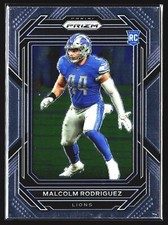 Malcolm Rodriguez Rookie 2022 Panini Prizm RC Detroit Lions NFL Card No.350
