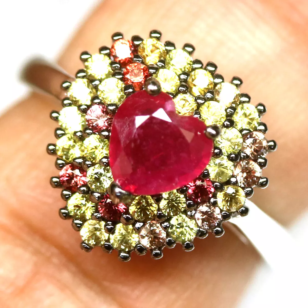 Red sapphire deals ring