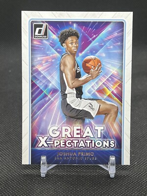 2021-22 Panini Donruss Joshua Primo Great X-Pectations RC #3 Rookie Spurs