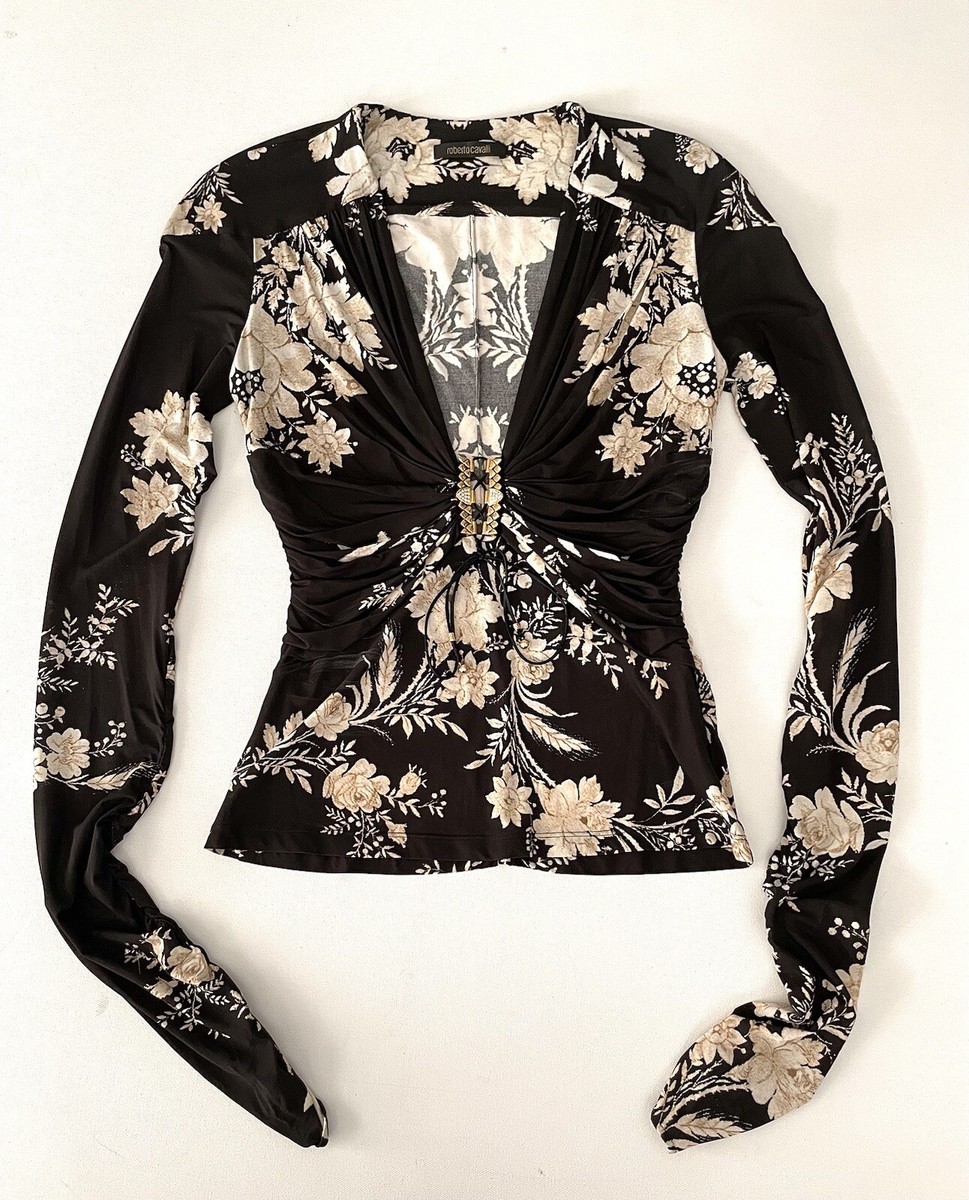 Roberto Cavalli ドレス サイズ42 multicolour-silk-roberto-