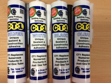 CT1 Unique Sealant &Construction Adhesive Miracle SealVarious Colours 290ML EACH