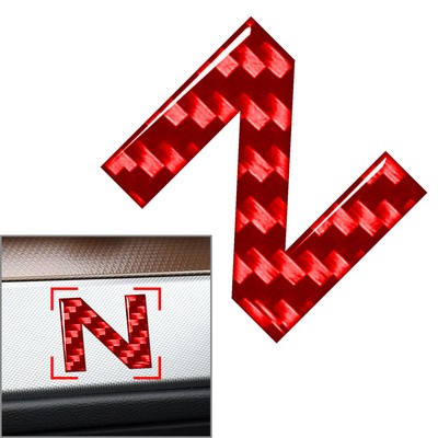 N Window Door Wall Car Badge Emblem Alphabet Letter Decals Stickers N N N