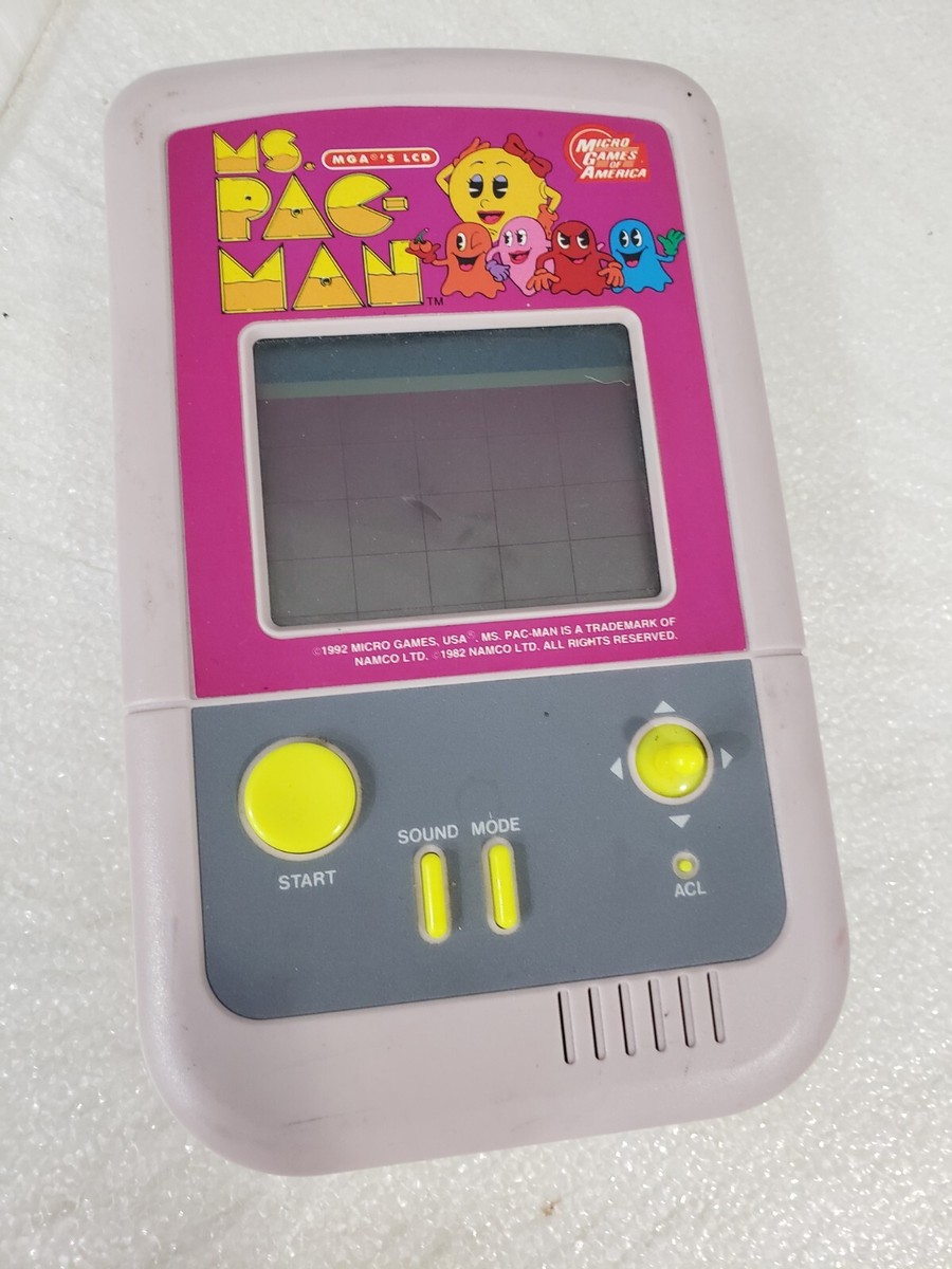 ① micro games of america 注文 ms pacman Ms. Pac-Man Vintage Hand
