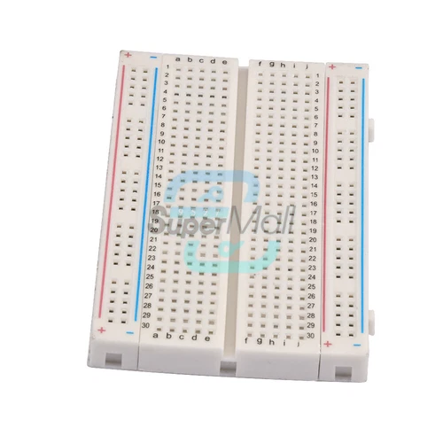 Mini Solderless Breadboard 400 Contacts Tie-points Universal Available Develop