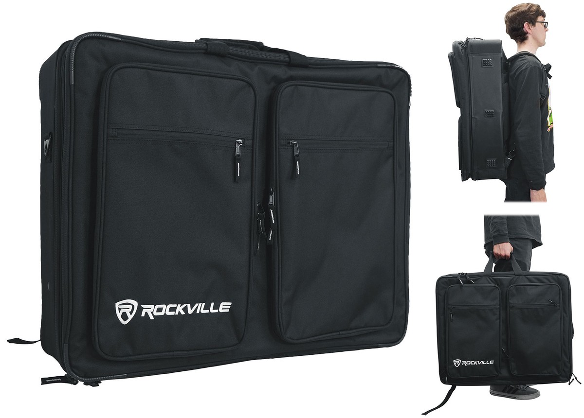 Rockville BP-MIX2621 Semi Rigid Padded Mixer Bag Fits Midas M32R