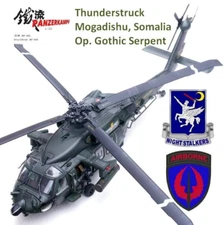 Panzerkampf 1:72 14056PC MH-60L Black Hawk US Army Thunderstruck, Mogadishu 1993