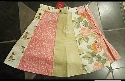 NWT Gymboree Girls sz 7 ALOHA WAHINE pieced Hawaiian SKORT rare htf summer vtg