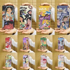 s Princess Wallets Long Zip Handbag Coin Purse IDCard Case Girl