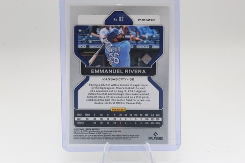 2022 Panini Prizm - Emmanuel Rivera #82 Green Prizm (RC) - Picture 2 of 2