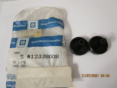 2 GM OEM Instrument Panel Lamp Knobs Interior Knob 12338008 2pcs
