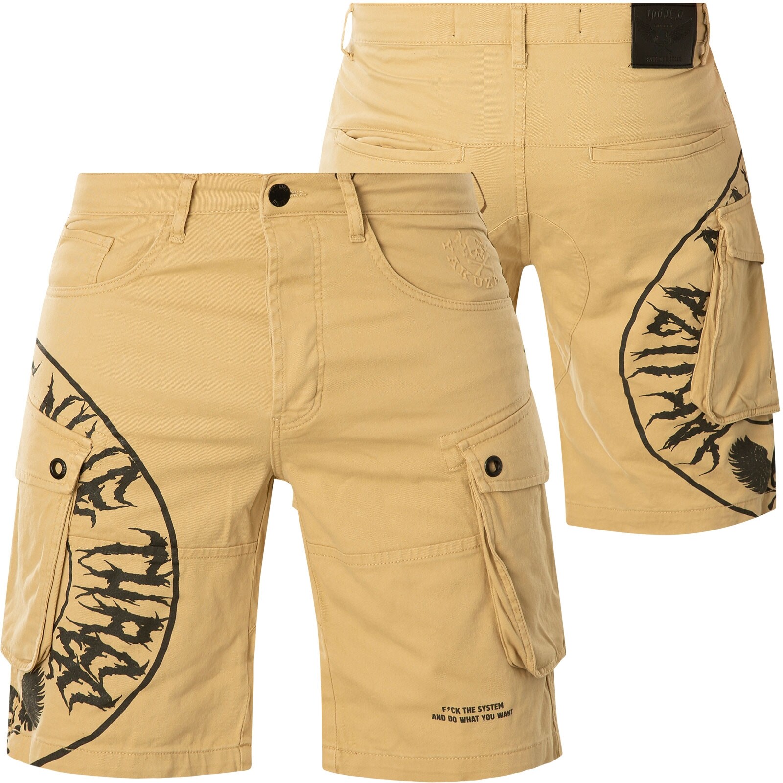 Шорты-карго YAKUZA Tweak CSB-23002 Теплый песочно-бежевый