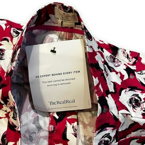 Kids Kate Spade Shorts Pleated Floral Print Preppy Designer Girls 14/ Womens XS - Picture 8 of 8