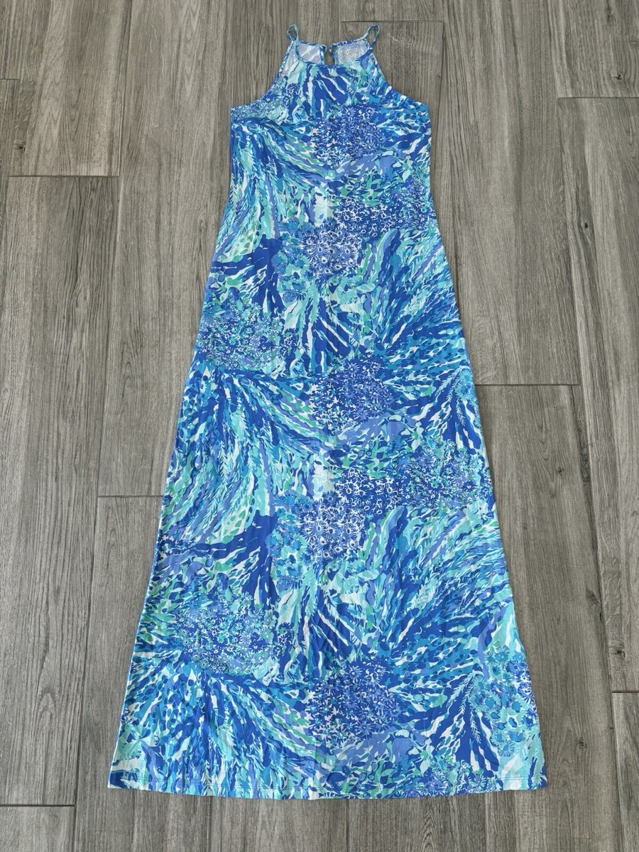 Lilly Pulitzer Margot Maxi Dress, Hey Hey Soleil, Small, NWT