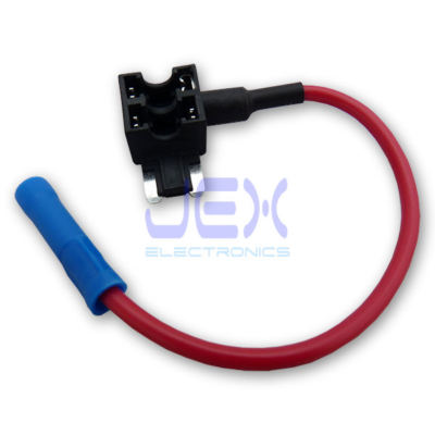 Low Profile Mini Blade Fuse Tap/Breakout Holder Add a Circuit for Car/Motorcycle