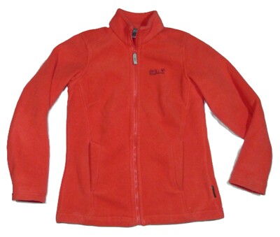 Jack Wolfskin NANUK 200 Damen Rot Fleecejacke Jacke S 36/38