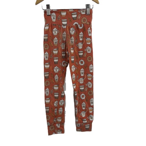 Jake + Beth Coffee Cup Fall Print Elastic Waistband Casual Pants 4-5(estimated) - Picture 3 of 6