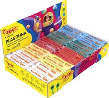 Plastilina Reusable & Non-Drying Modeling Clay; 1.75 Oz. Bars, Set of 30, 6 Each